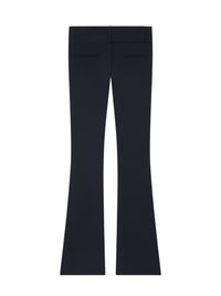Pantalon bootcut ceinturé en laine - Navy
