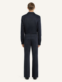 PRIX MARQUE : 150 / PANTALON CEINTURÉ EN POLYCOTON
