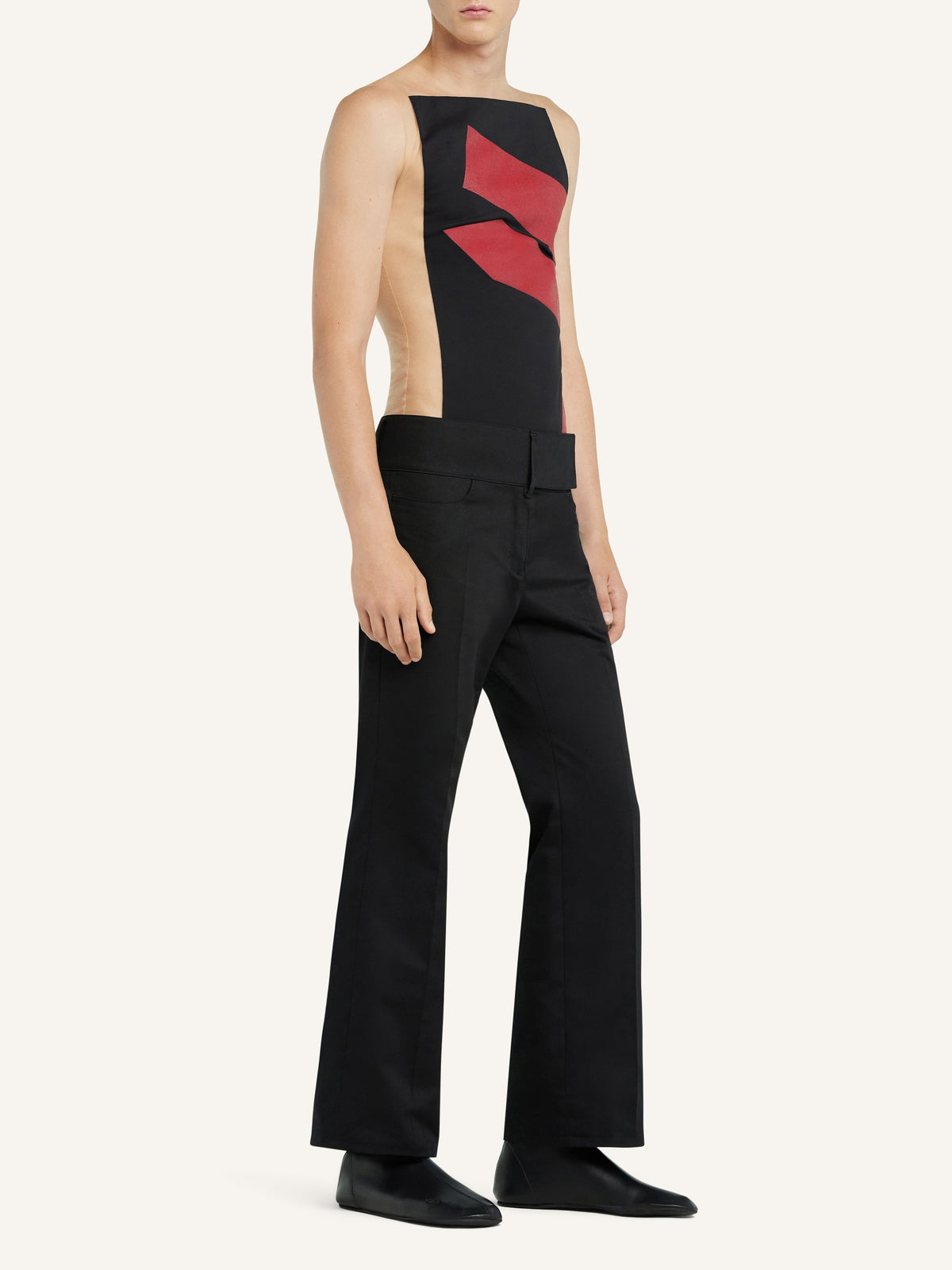 Pantalon ceinturé - Black