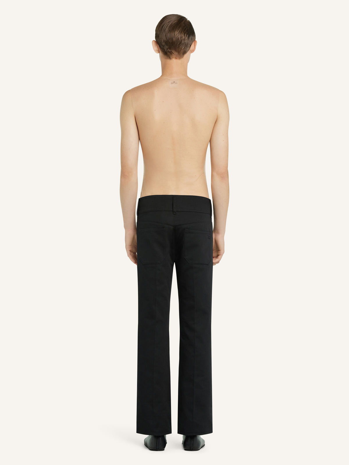 PRIX MARQUE : 150 / PANTALON CEINTURÉ EN POLYCOTON