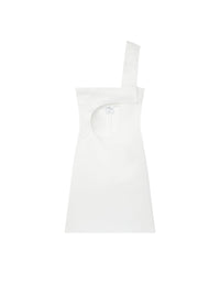 PRIX MARQUE : 250 / ROBE COURTE AJOURÉE EN SATIN