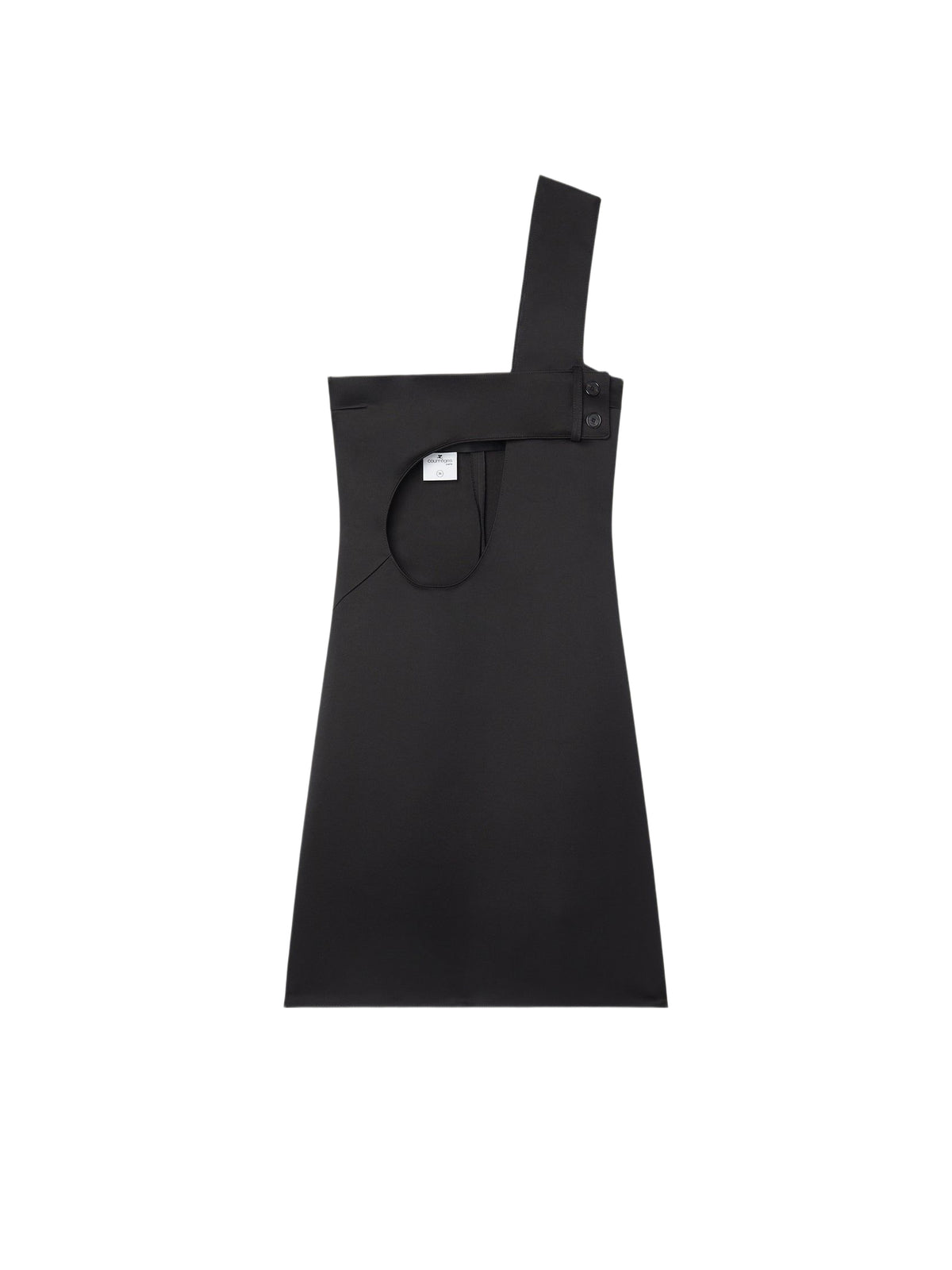 PRIX MARQUE : 250 / ROBE COURTE AJOURÉE EN SATIN