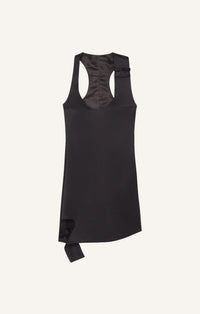 ROBE À BOUCLES SATINÉE
