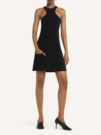 Robe trapèze Scuba sans manches - Black