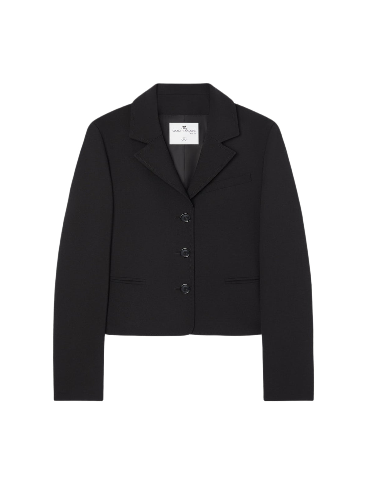 Veste tailleur en laine - Black