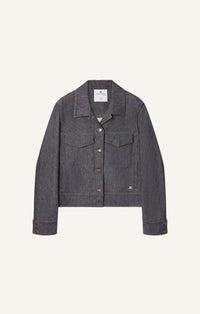 BLOUSON TRUCKER UTILITAIRE EN DENIM