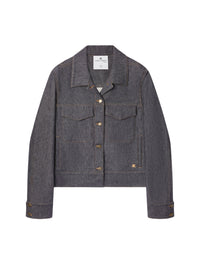 PRIX MARQUE : 190 / BLOUSON TRUCKER UTILITAIRE EN DENIM