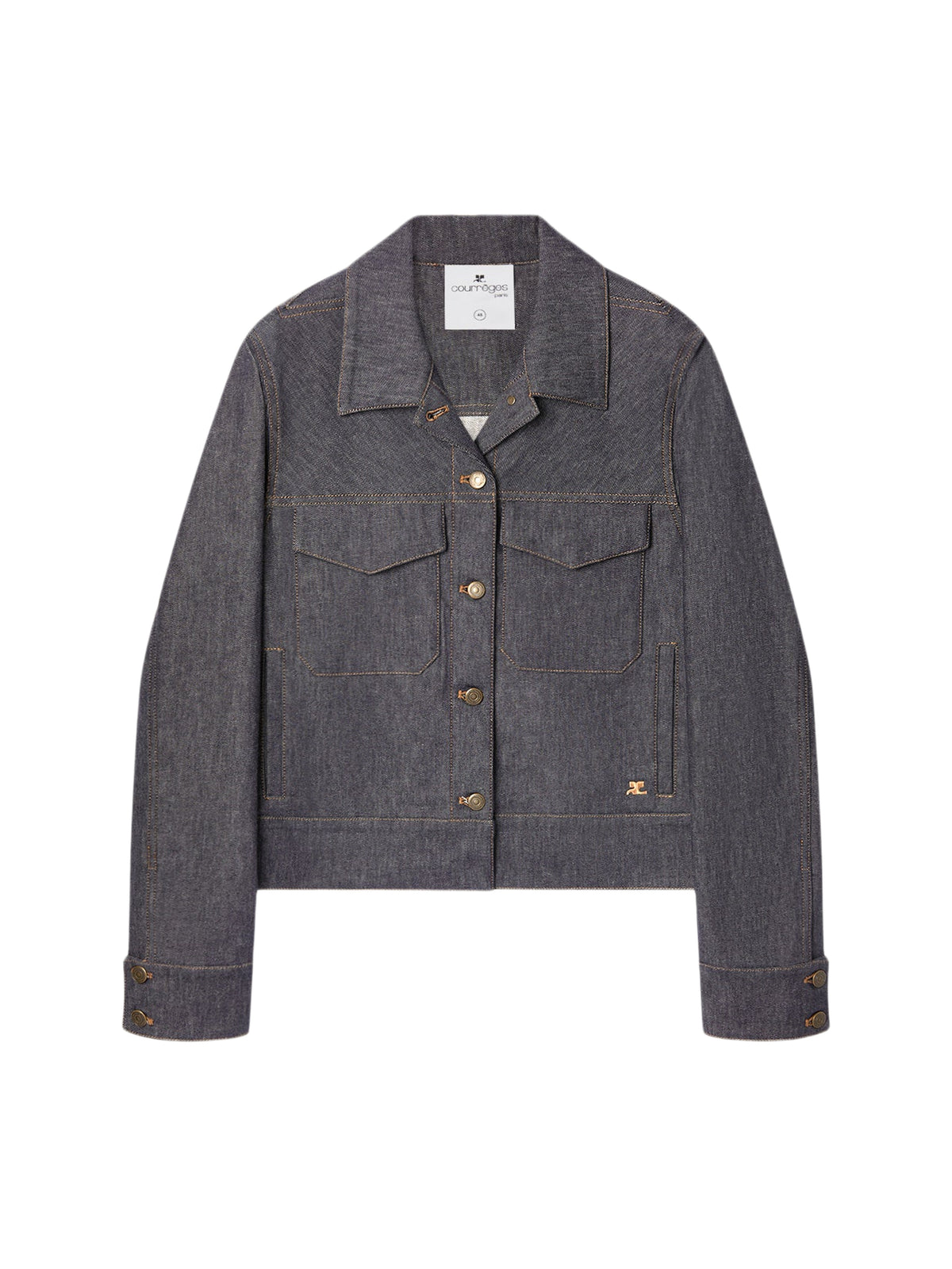 PRIX MARQUE : 190 / BLOUSON TRUCKER UTILITAIRE EN DENIM