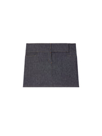Mini jupe ceinturée en denim - Dark Heather Grey