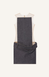ROBE CARRÉ MAGIQUE EN DENIM
