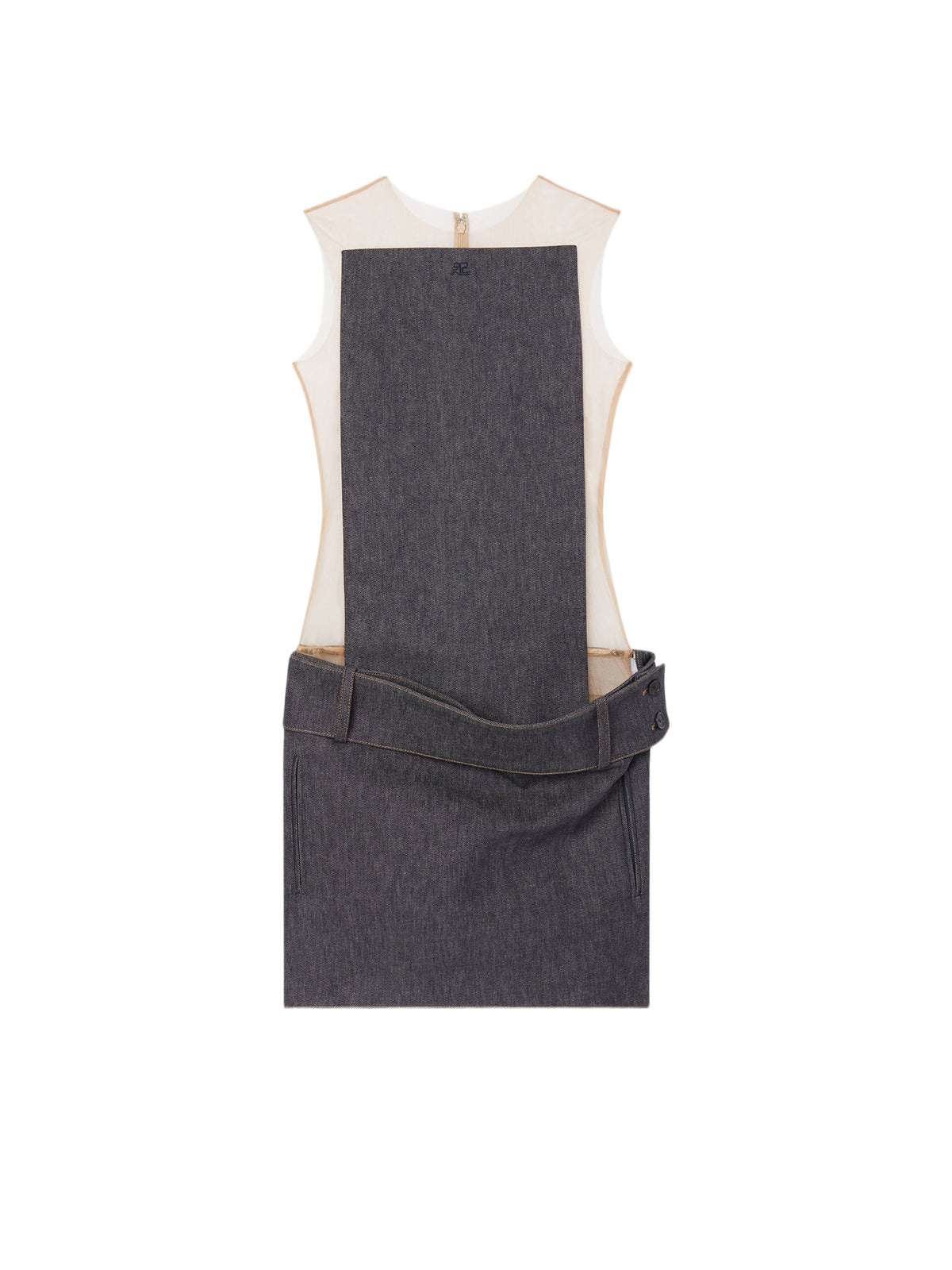 PRIX MARQUE : 900 / ROBE CARRÉ MAGIQUE EN DENIM