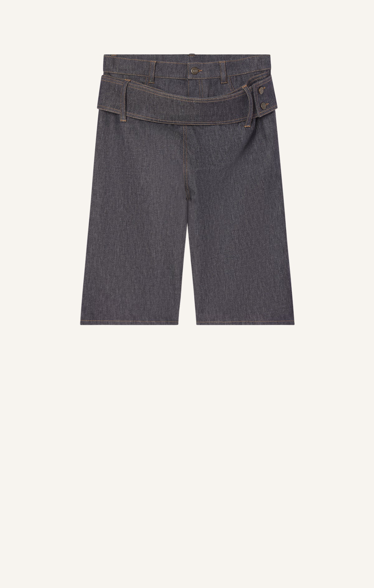 SHORT CEINTURÉ EN DENIM
