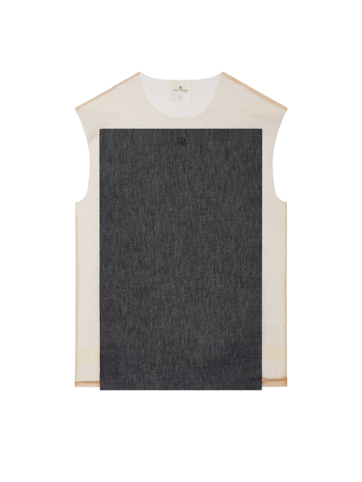 PRIX MARQUE : 80 / TOP CARRÉ MAGIQUE EN DENIM