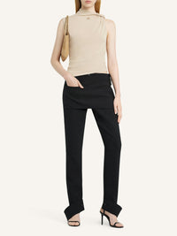 Top drapé en jersey - Sand