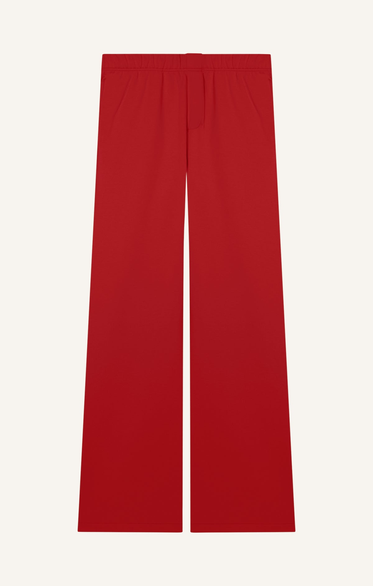 PANTALON EN MOLLETON BRODÉ