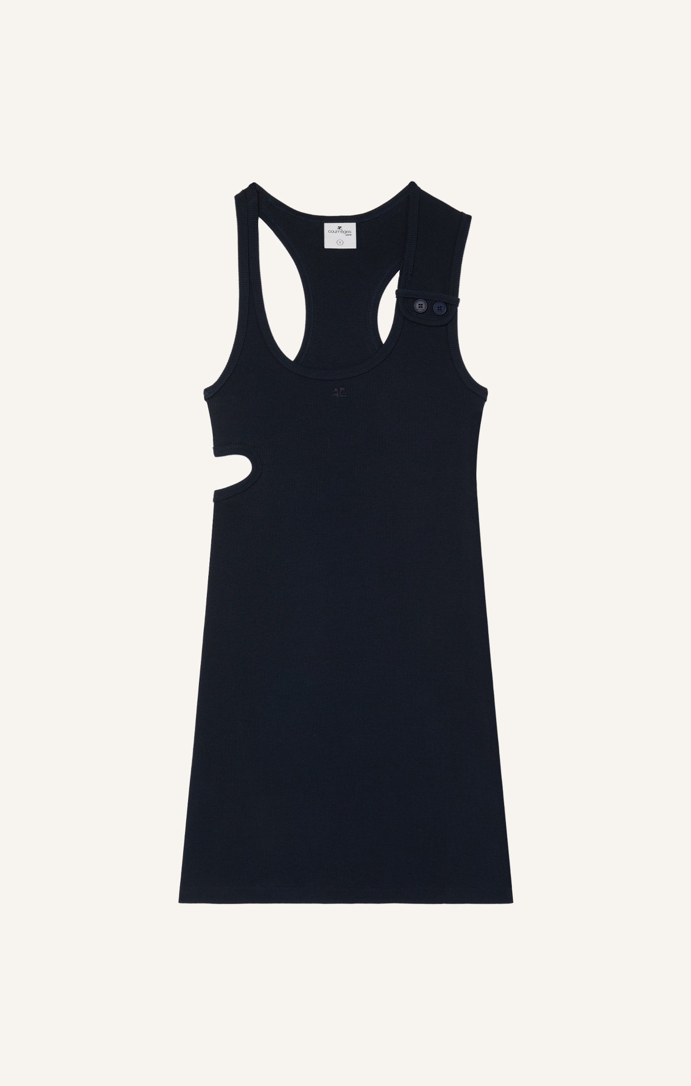 ROBE À BOUCLES CÔTELÉE 90'S