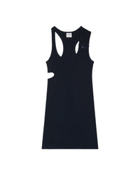 PRIX MARQUE : 140 / ROBE À BOUCLES CÔTELÉE 90'S