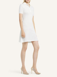 Robe mini polo piqué - Natural
