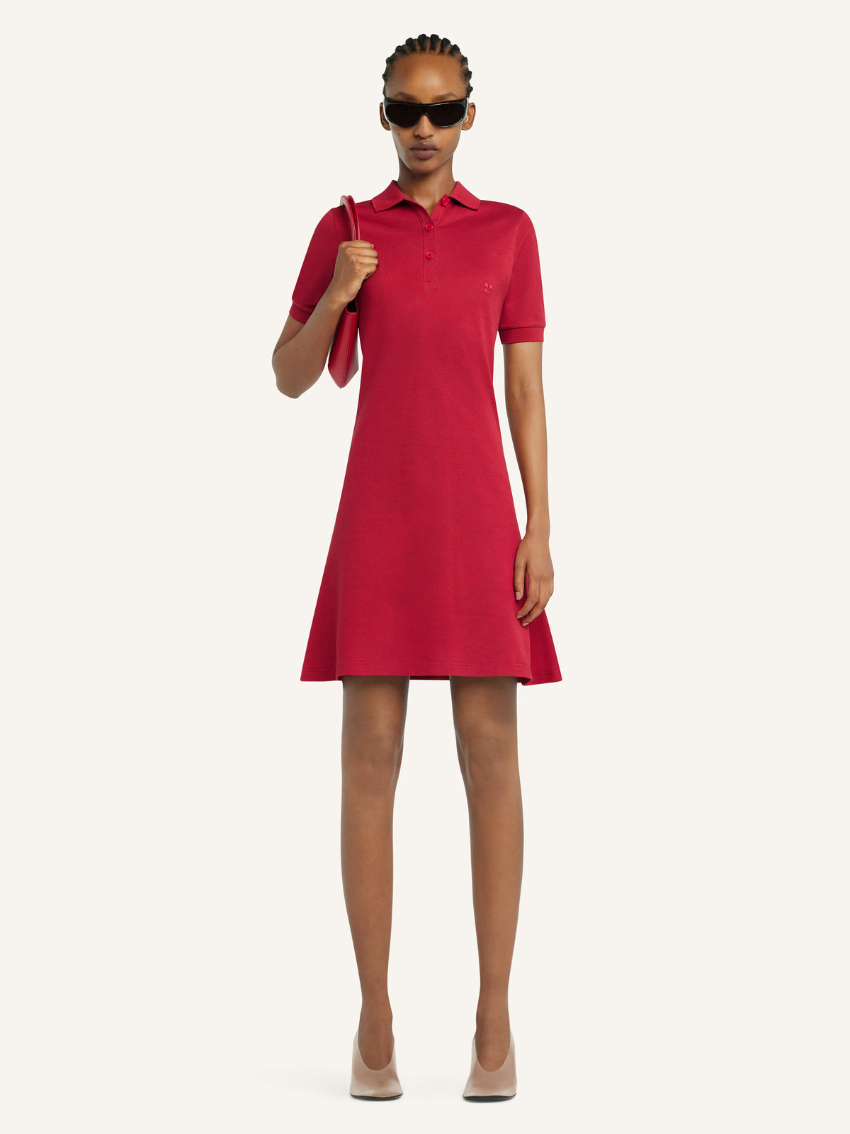 PRIX MARQUE : 160 / MINI ROBE POLO PIQUÉ