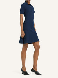 Robe mini polo piqué - Navy