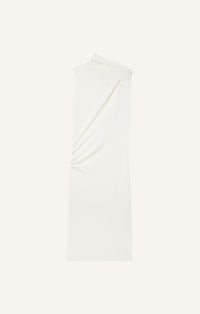 ROBE DRAPÉE SANS MANCHES
