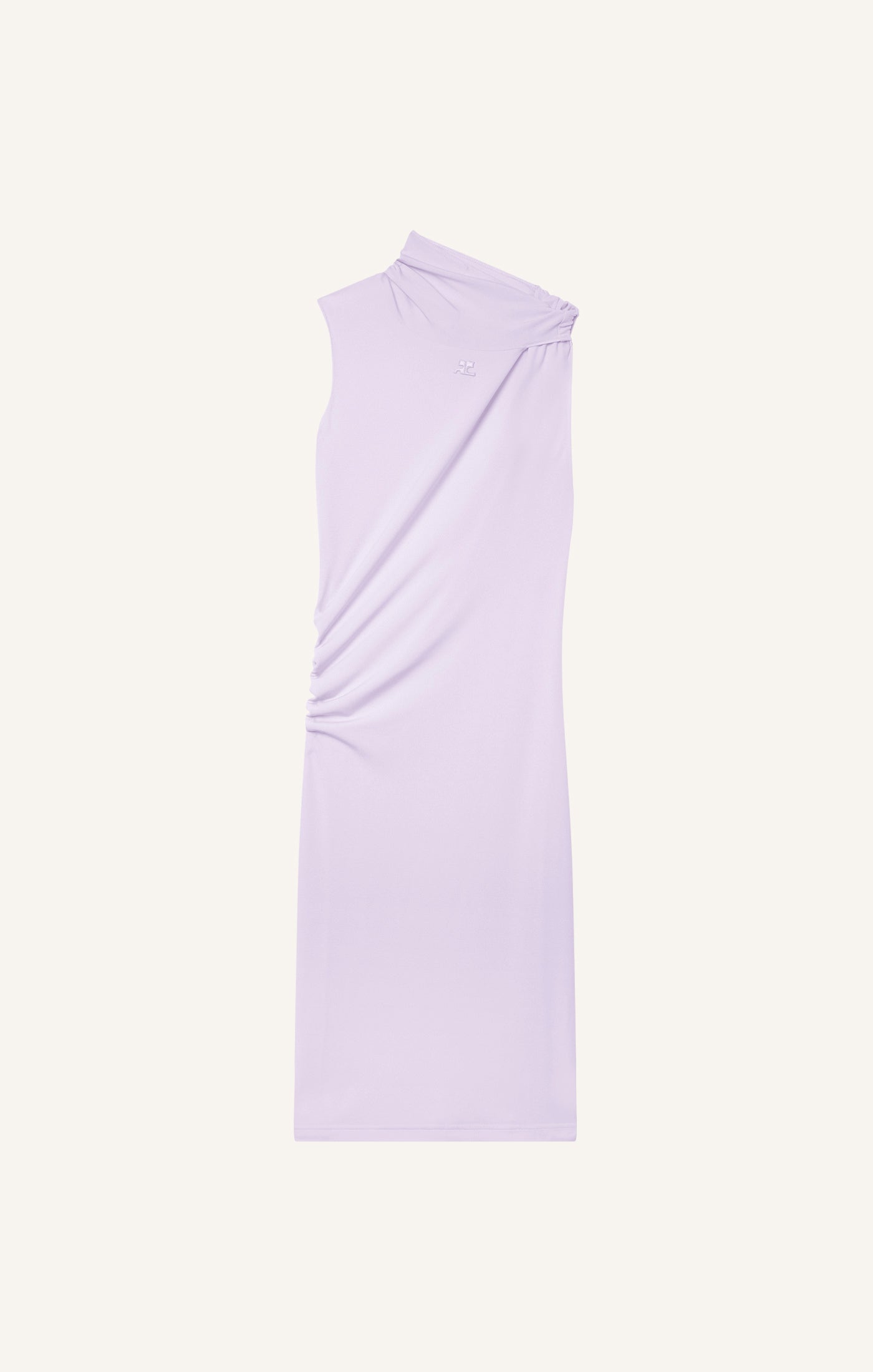 ROBE DRAPÉE SANS MANCHES