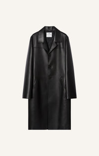 MANTEAU EN CUIR