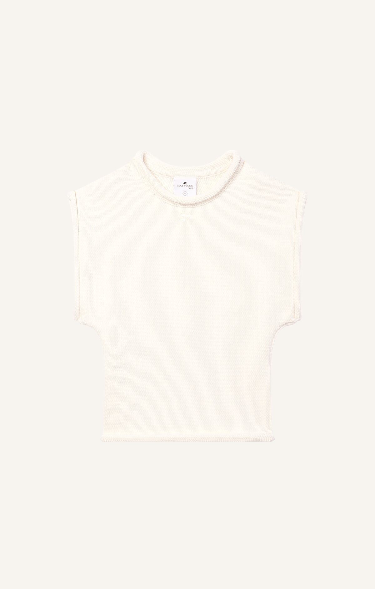 PULL COURT SANS MANCHES