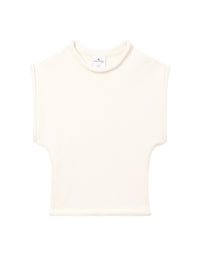 Pull court sans manches - Heritage White