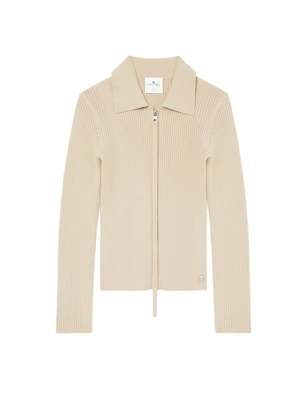 PRIX MARQUE : 180 / CARDIGAN ZIPPÉ EN MAILLE