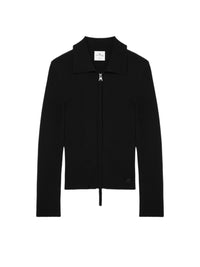 PRIX MARQUE : 180 / CARDIGAN ZIPPÉ EN MAILLE