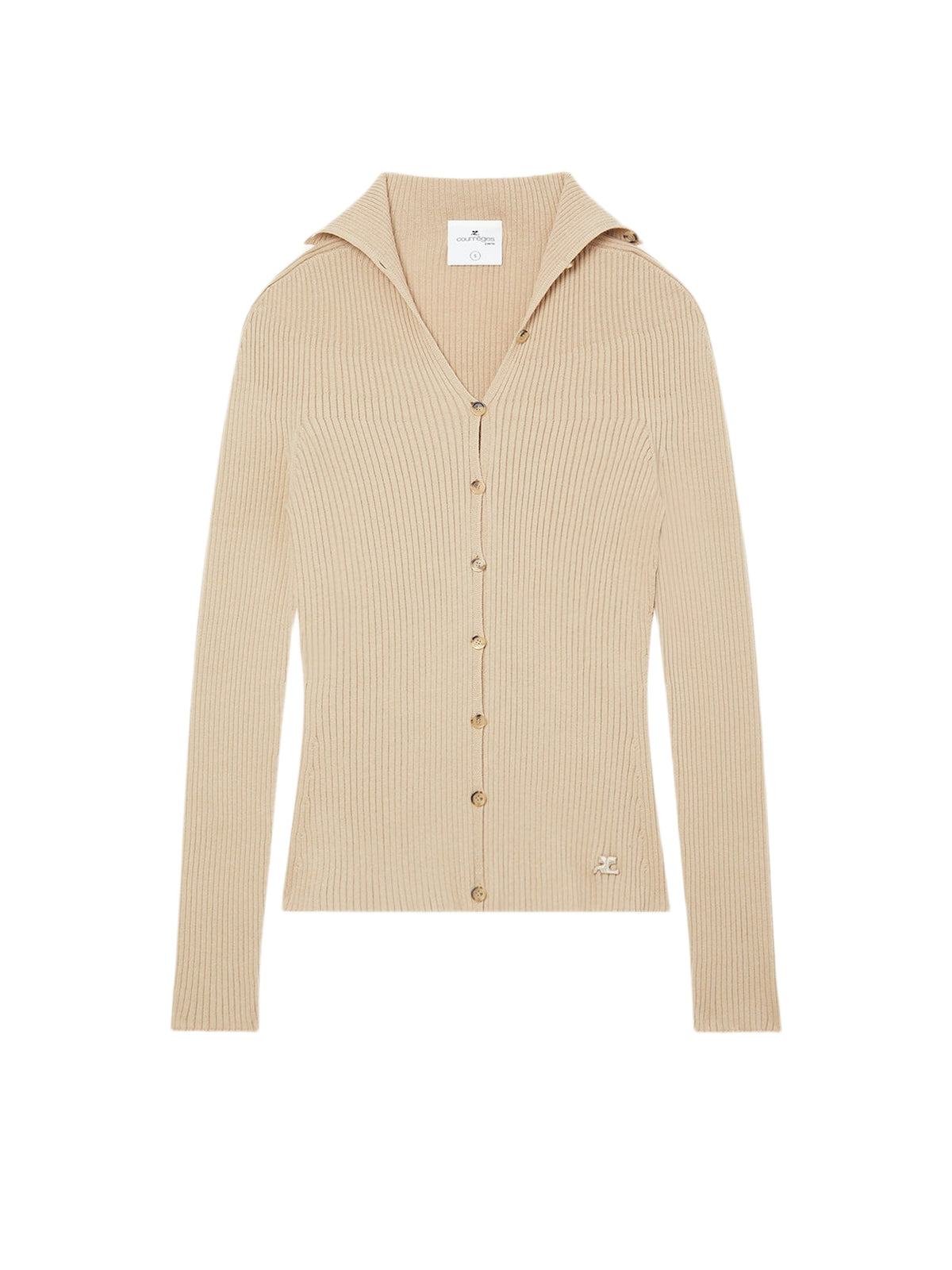 Cardigan Solar en maille - Cappuccino