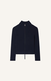 CARDIGAN ZIPPÉ CÔTELÉ