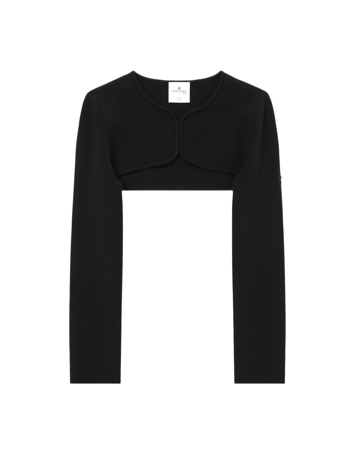 Cardigan court en maille - Black