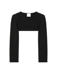 Cardigan court en maille - Black