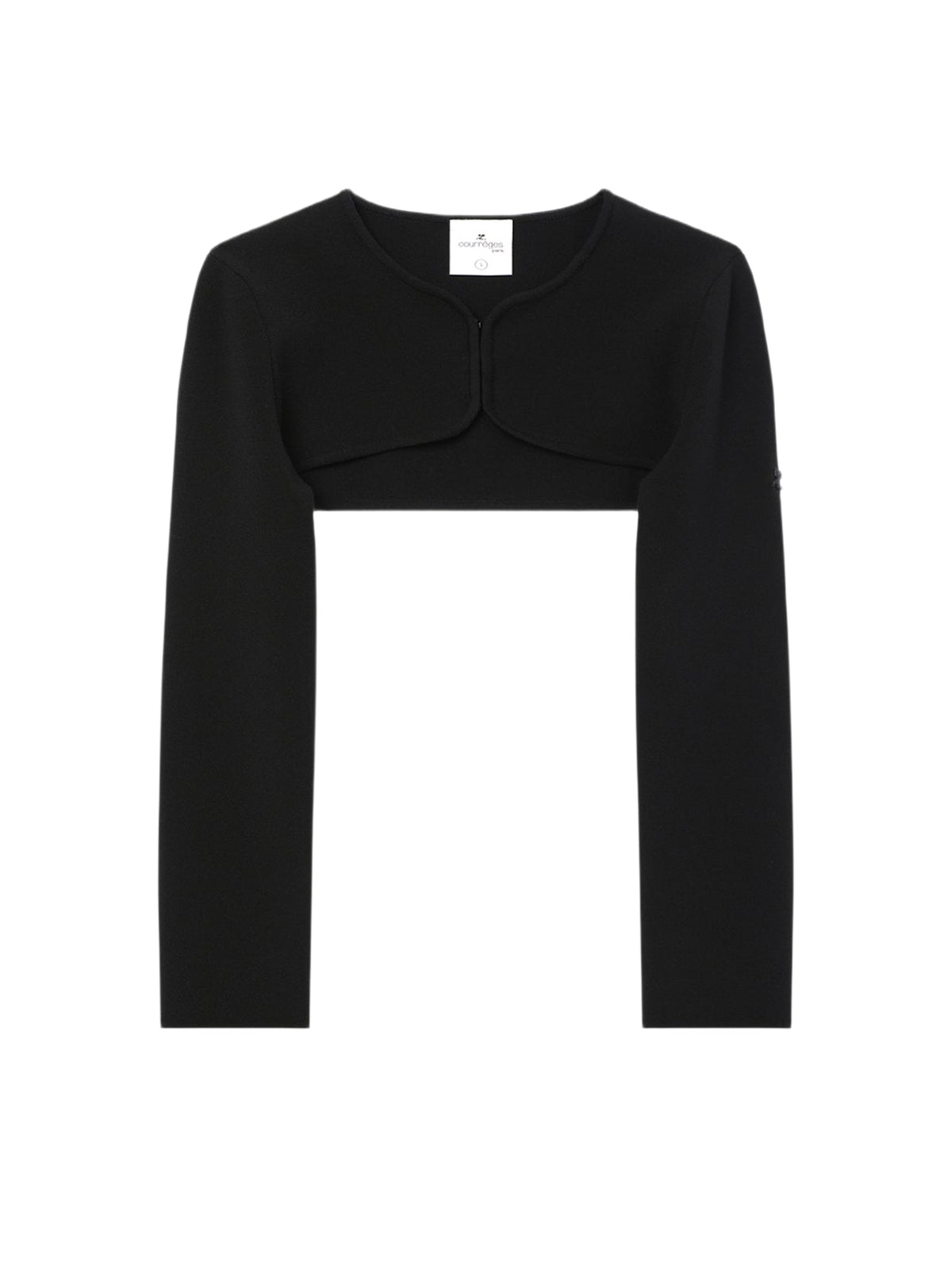 Cardigan court en maille - Black