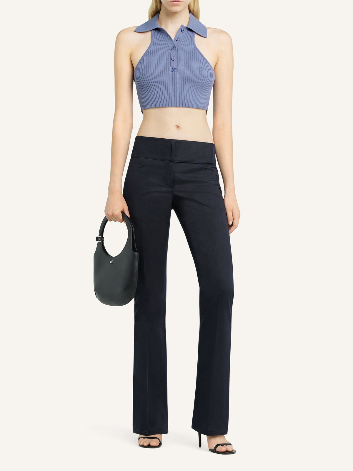 Top Scuba en maille - Dusk Blue