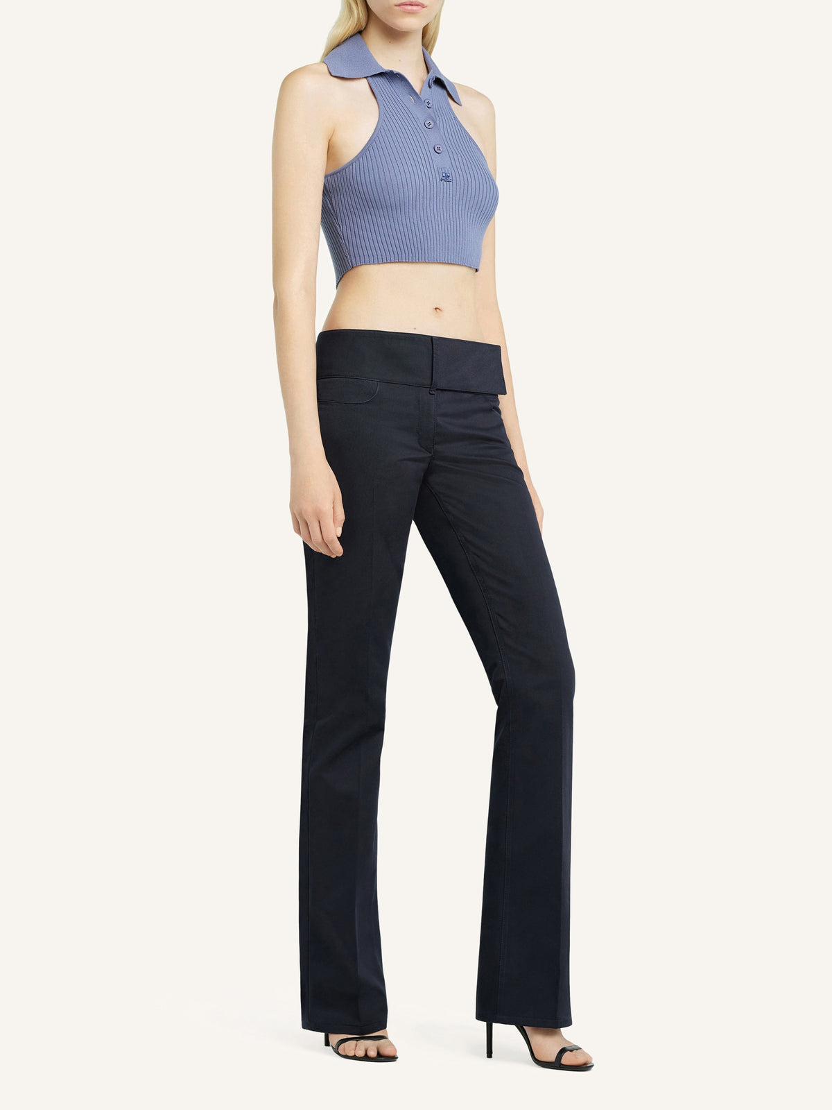 Top Scuba en maille - Dusk Blue