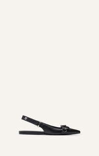 BALLERINES SLINGBACK RACER EN CUIR