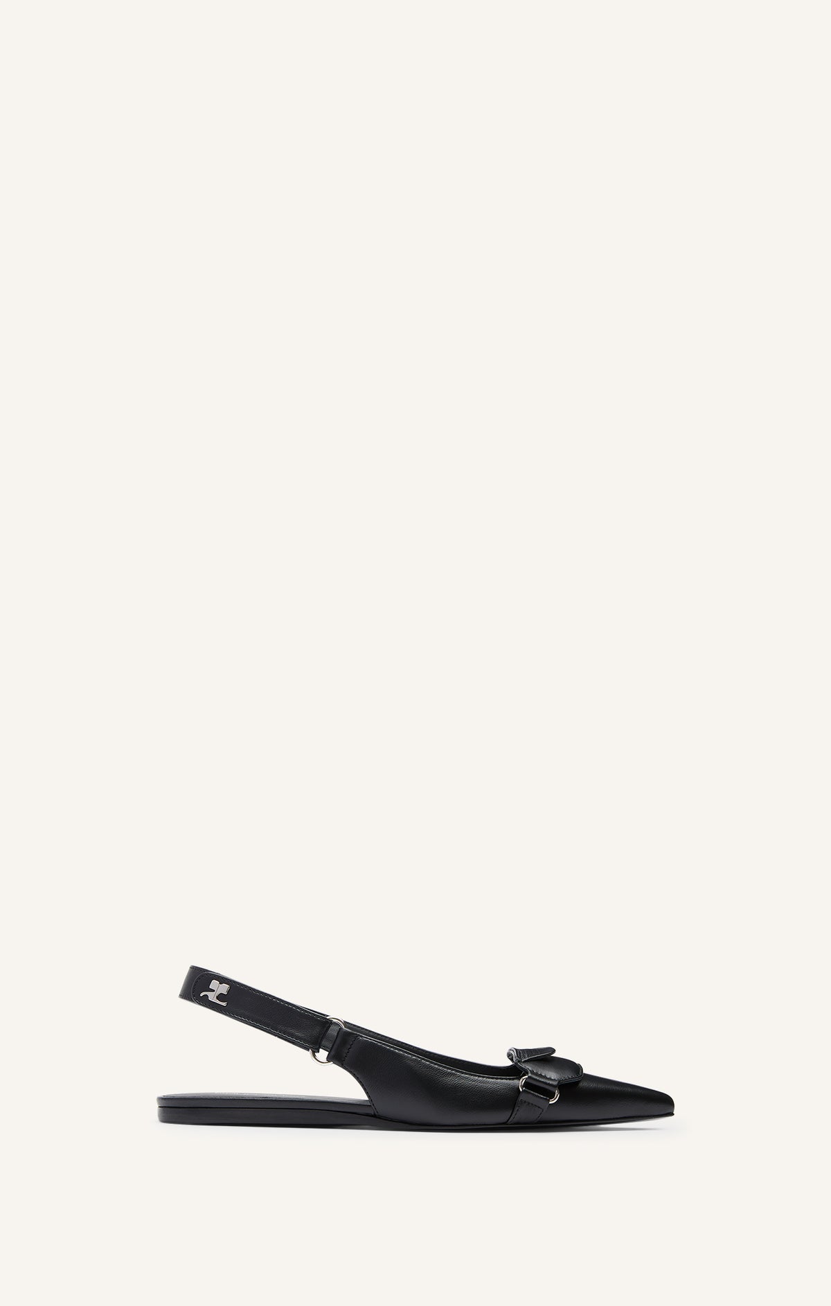 BALLERINES SLINGBACK RACER EN CUIR