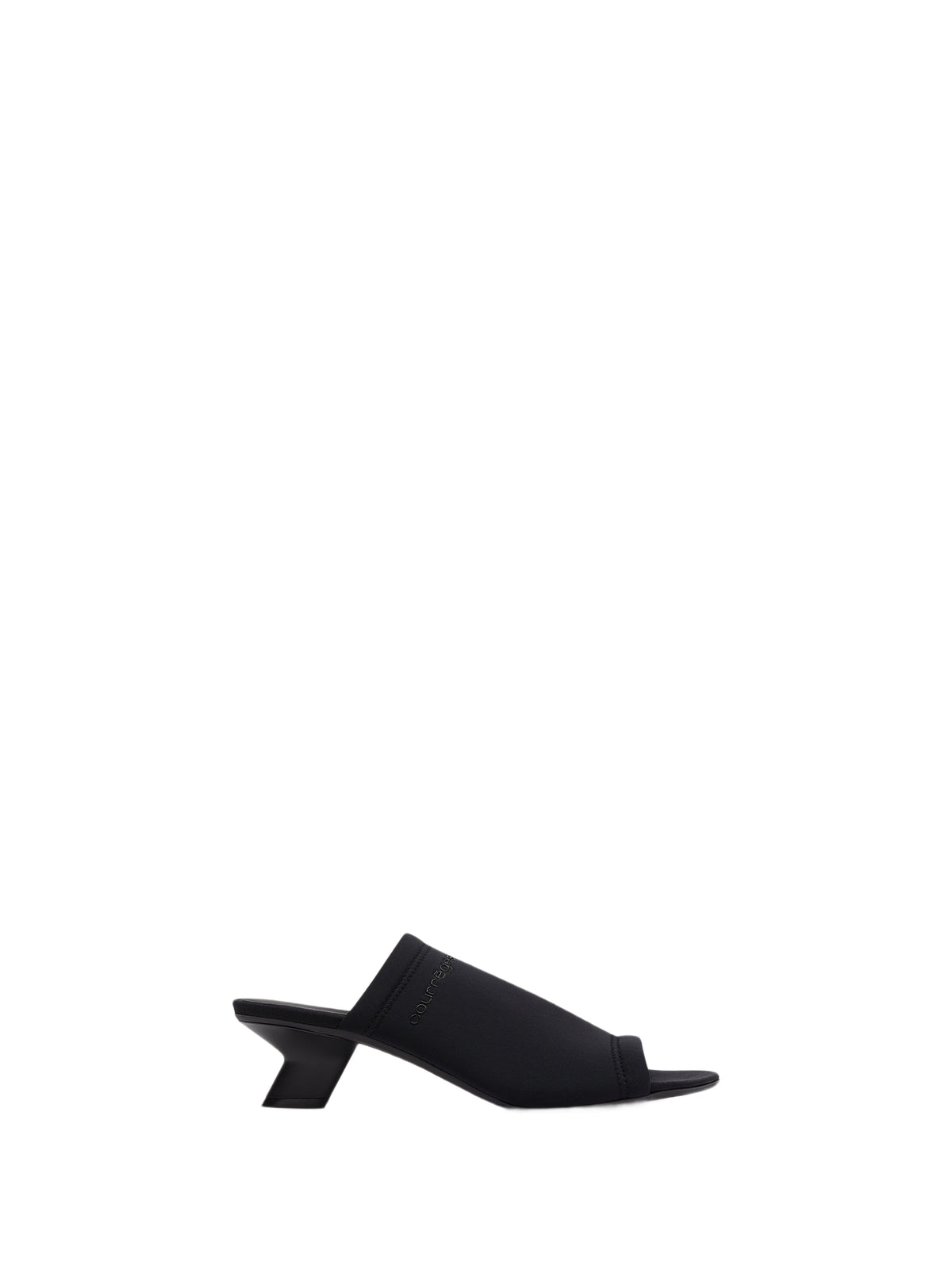 Mules wet Scuba à talon - Black
