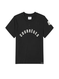 T-shirt AC logo à manches courtes imprimé - Black
