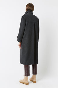 Manteau Alba Folk en laine - Beige