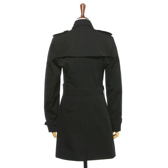 2 qty Trench-coat en coton technique - Black