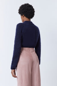 Pull Up Dolce en laine - Marine