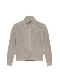 Ribbed cardigan - Roccia