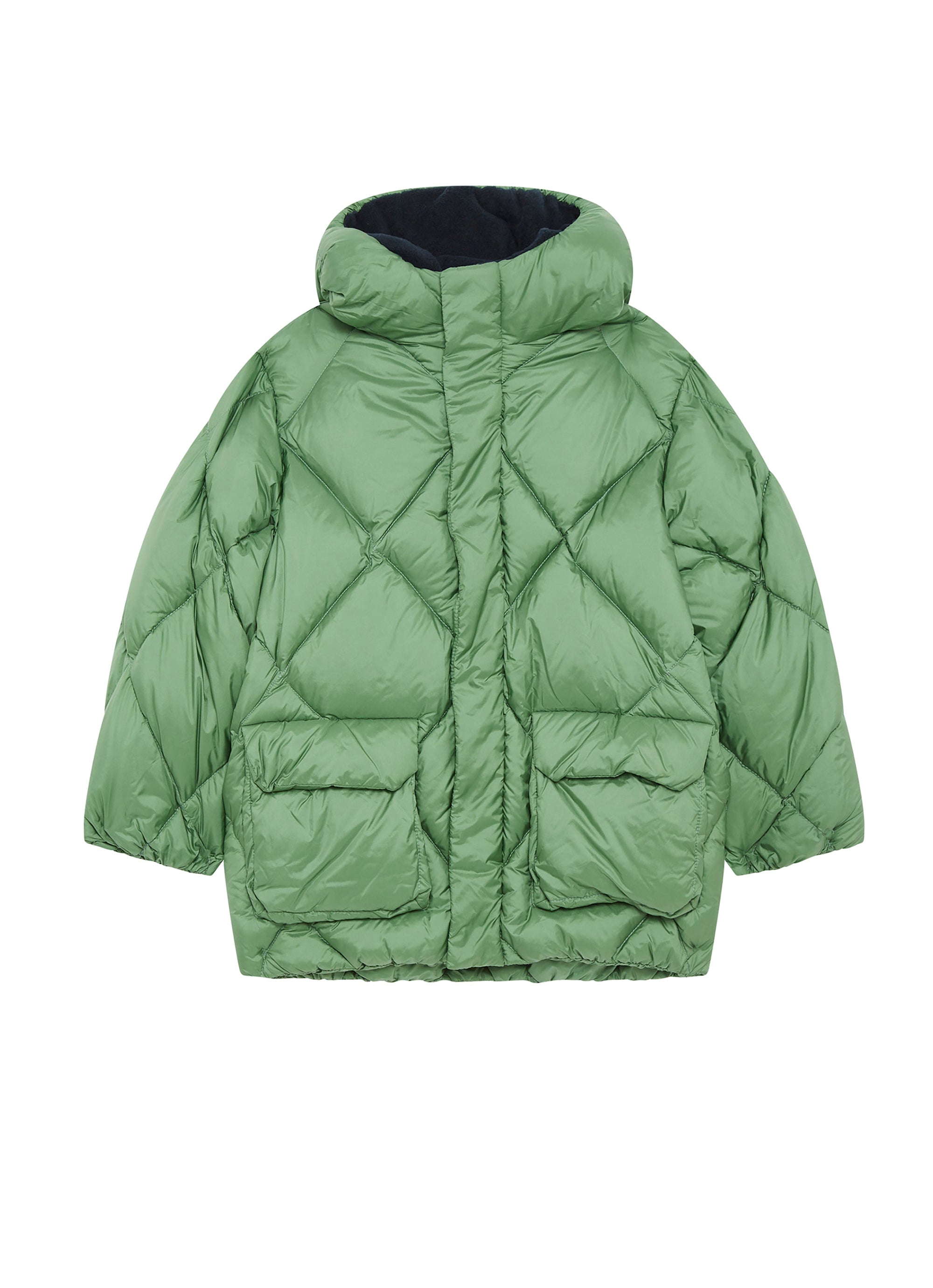 Hooded jacket - Verde Drago