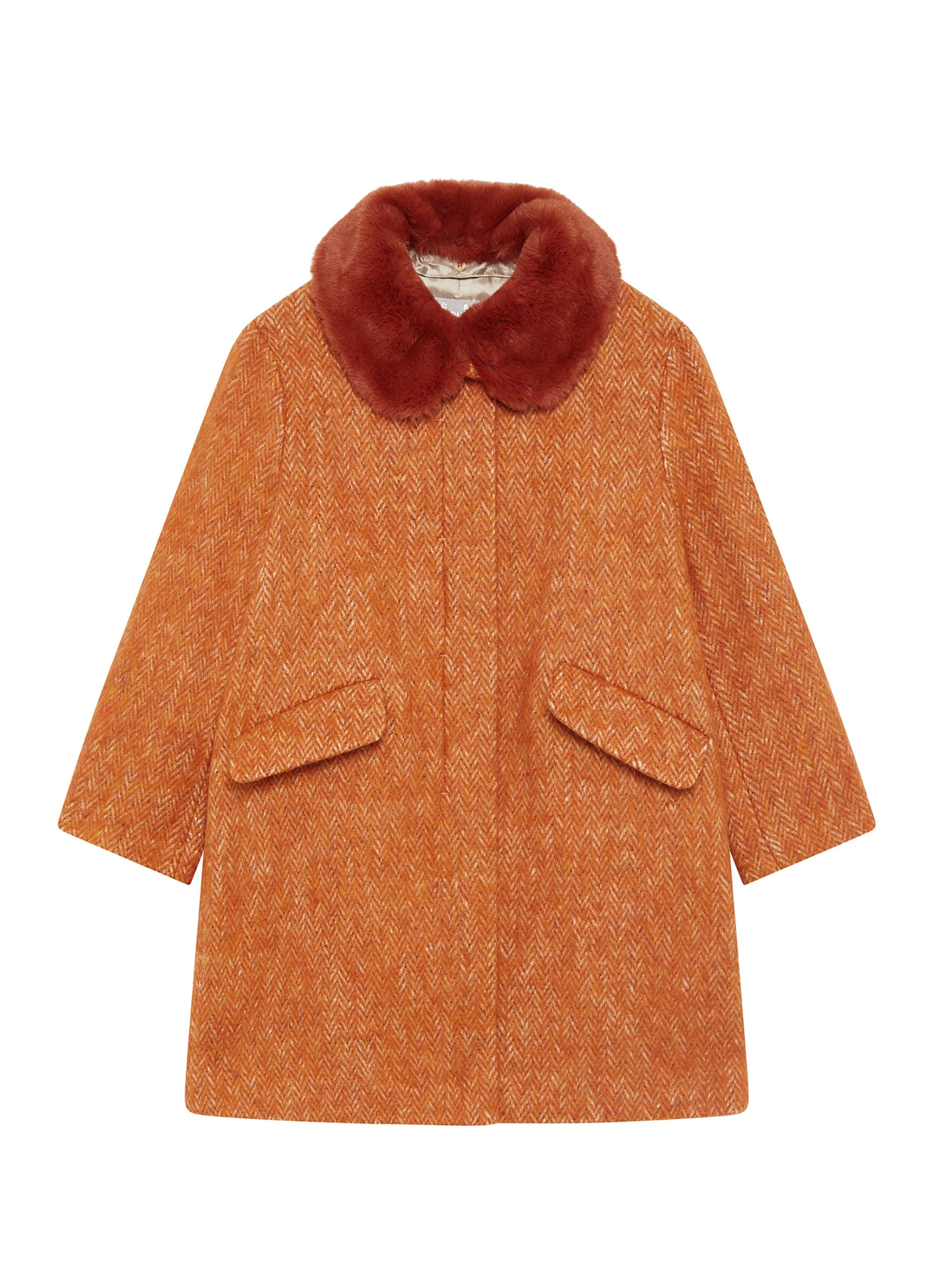 Herringbone coat - Arancio