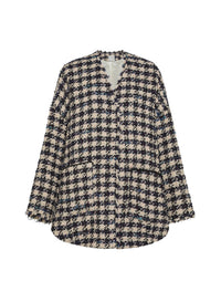 Blouson oversize à motif - Ink