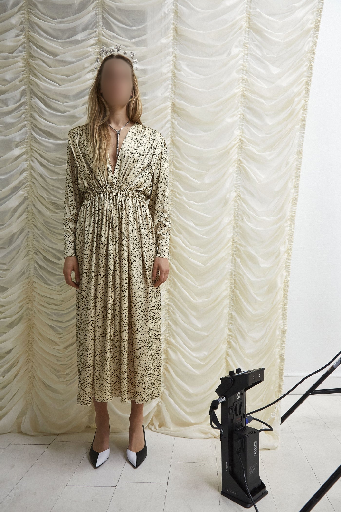 Caroline Grimaldi maxi dress - Beige